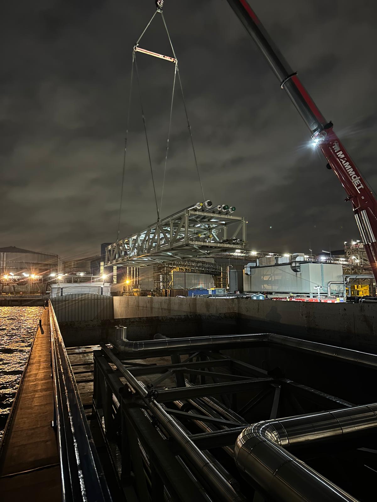 Speciaal transport grote contructies